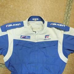 FALKEN青/白つなぎ　３Lサイズの画像