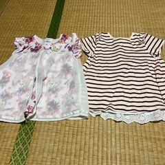⑩女の子　110 夏物　半袖　ズボン　スカートの画像