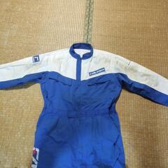 FALKEN青/白つなぎ３Lサイズの画像