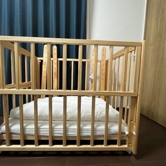 大和屋　ベビーベッド＋布団一式の画像