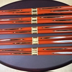 ◆新品未使用◆高級 輪島塗　お箸10膳セット 天然木 箸 まとめの画像