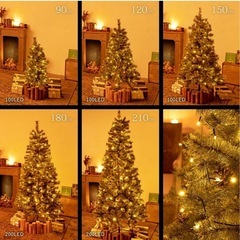 アルザス　クリスマスツリー　210センチ　２０２４年購入　一回使用の画像