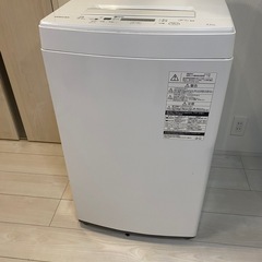 東芝 TOSHIBA 4.5kg　全自動洗濯機 AW-45M7 2018年製の画像