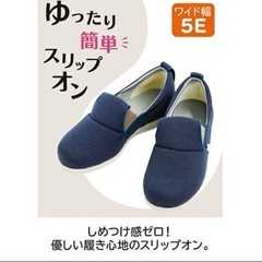 介護シューズ　あゆみ　スリップオン【5E】 あゆみ27-27.5cm シューズの画像