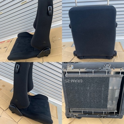 RECARO レカロ　セミバケ　エルゴメド　ERGOMRD 黒　ランバーサポート
