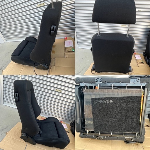 RECARO レカロ　セミバケ　エルゴメド　ERGOMRD 黒　ランバーサポート