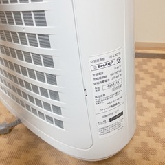 空気清浄機 SHARP 2020年製の画像