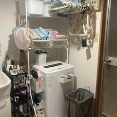 洗濯機ラックの画像