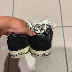 コンバース　黒の画像