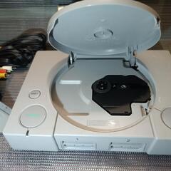 動作品　プレイステーション　ソフト　ファイナルファンタジー７　コントローラー2個　電源ケーブル　テレビ接続ケーブルの画像