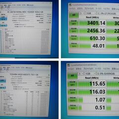 富士通D588B/i5/9500/3.00Ghz/メモリ16G中古M.2.2SSD1000GサブHDD750G/DVD-RW/office2024の画像