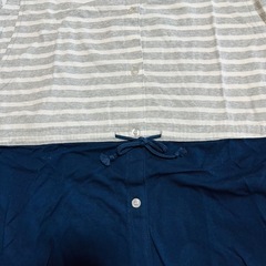 【新品】マタニティ パジャマ 妊婦 POLO 授乳付き 半袖 M-Lの画像