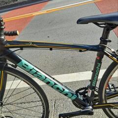 ロードバイク ビアンキ　Via Nirone 7 BIANCHI 460mm乗り出し可能、現状販売 ,乗って帰りますの画像