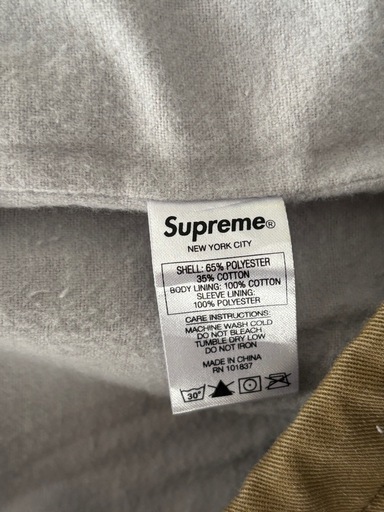Supreme 15aw 迷彩 コーチジャケット