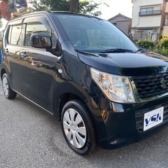 月々12.500円〜審査なし！誰でも分割購入可能！【大阪店】ワゴンR FX  ブラックの画像