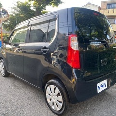 月々12.500円〜審査なし！誰でも分割購入可能！【大阪店】ワゴンR FX  ブラックの画像