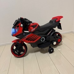 訳あり美品 激安希少品CBK-061 子供用 電動乗車バイク 3歳~8歳対象の画像