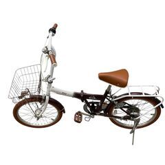 20インチ 折り畳み自転車 シマノ６段変速機 基本引き取り限定 神奈川県横須賀市の画像