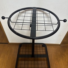 高さ調整可能 ハンガー掛けタイヤ付きで移動簡単
の画像