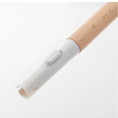 無印良品　ヘッドが付け替えられる　木製ポールの画像