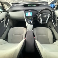 車検8年4月まで！格安プリウスSツーリング！純正ナビ Bluetooth フルセグTV 純正LED2眼ライトの画像