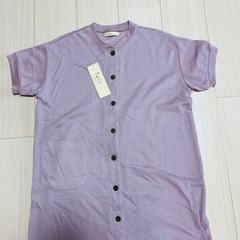 【新品】犬印 マタニティ 妊婦 ワンピース 前開き ボタン付き Mの画像