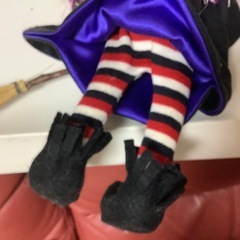 米山京子風　可愛い魔女　ハロウィン　手作り　ほうき　witch 魔女の宅急便の画像