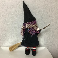 米山京子風　可愛い魔女　ハロウィン　手作り　ほうき　witch 魔女の宅急便の画像