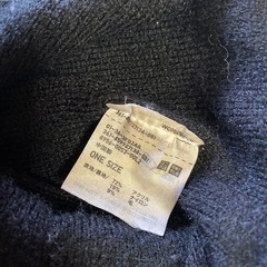 ユニクロ UNIQLO ヒートテックネックゲイター　黒 ネックウォーマー BLKの画像