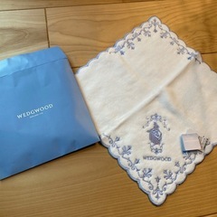WEDGWOOD   ウェッジウッド　刺繍タオルハンカチの画像