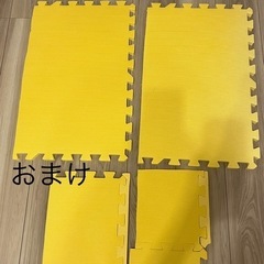 アイリスプラザ ジョイントマット 大判 60cm 20mm(厚さ) カラーマット 防音 傷防止 ペット 赤ちゃん PEJTM-602 イエロー 60×60㎝ 11枚の画像