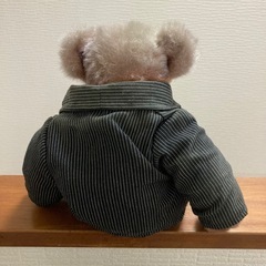 テディベア　くま　ぬいぐるみ　スーツ　希少の画像
