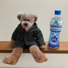 テディベア　くま　ぬいぐるみ　スーツ　希少の画像