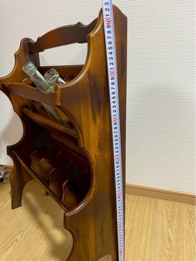 オールド　カリモク　スリッパラック　レトロ　ヴィンテージ ワインボトル