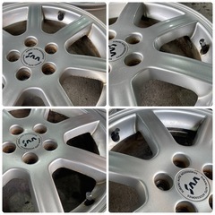 SAA SUBARU Active Accessory スバルアクティブアクセサリー ENKEI エンケイ 16×6.5J PCD100 5H +48 純正オプションアルミホイール 4本SETの画像