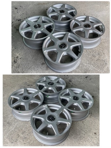 良品 BLOWS GARLA ブローズ ガーラ 6本スポークアルミホイール 15×6J+45 10H PCD100/114.3 4本セ