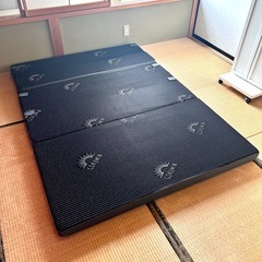 ソファ兼用マットレス  カバー付きの画像