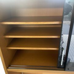 レンジボード 食器棚 幅約１１８×奥行４５×高さ１９８cm 引き取り限定 神奈川県横須賀市の画像
