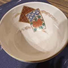 和柄 金彩 伝統工芸　茶碗　2つ 約直径12.5cm 高さ7cmの画像