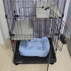 ミニキャットケージ 2段 PMCC115H マットグレー

の画像