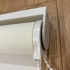 ニトリ　ロールスクリーン　オフホワイト　60x180の画像