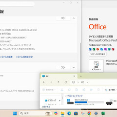 lenovo製 Win11+Office2021+Corei5＋SSD＋大画面ノートパソコン 　の画像
