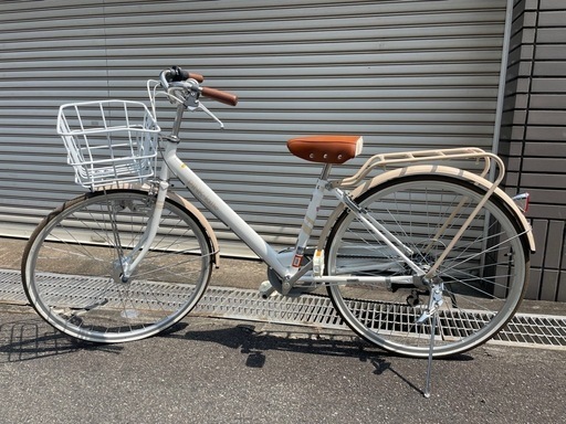 26インチ　ジュニアサイクル、前カゴ付き　引き取り希望