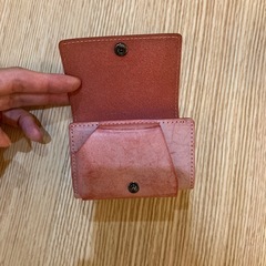 美品！イタリアンレザーミニ財布の画像