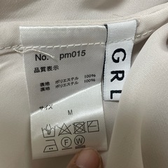 GRLのオーガンジーバックリボンブラウスです☺️の画像