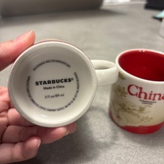 Starbucks 中国 ミニマグカップ 2個セットの画像