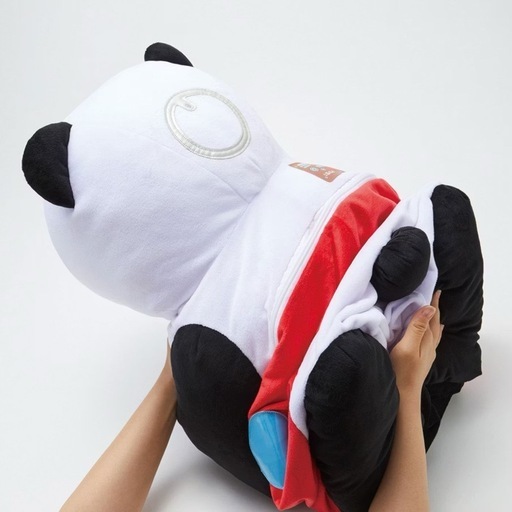 パンダカー布団収納ぬいぐるみ　花やしき
