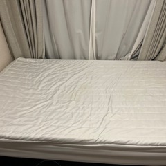 無印　セミダブル　ベッド　の画像