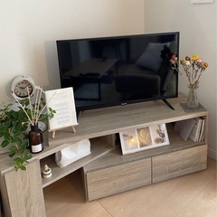 テレビ台 ローボード おしゃれ コーナー テレビボード 収納 ワンルーム 伸縮 収納 ラック シンプル 角度調整 テレビラック 一人暮らしの画像