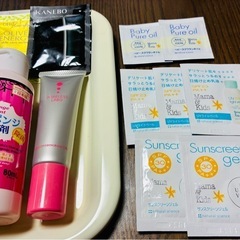 化粧品サンプル　マニキュア💅　Tゾーンメイク下地　パフ専用洗剤の画像